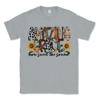 Heather Grey amazing grace how sweet the sound Classic Tee - RacoonDesign