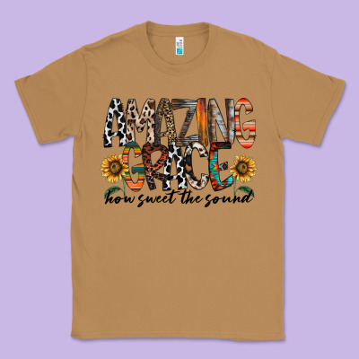 Amazing Grace How Sweet The Sound Classic Tee Designed By Racoondesign