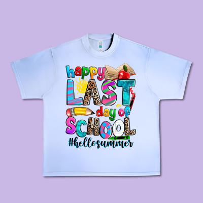 Happy Last Day Of School Urban Heavy Tee Designed By Zillion Design Studio