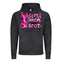 Vintage Black give cancer the boot Vintage Hoodie - RanaPortraitStore