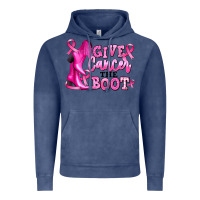 Vintage Denim give cancer the boot Vintage Hoodie - RanaPortraitStore