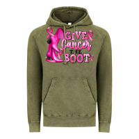 Vintage Olive give cancer the boot Vintage Hoodie - RanaPortraitStore