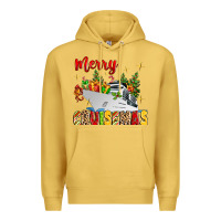 Antique Gold merry cruisemas Premium Hoodie - MaliasSmallBusiness