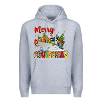Heather Grey merry cruisemas Premium Hoodie - MaliasSmallBusiness