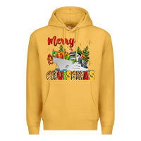 Mustard merry cruisemas Premium Hoodie - MaliasSmallBusiness