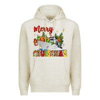 Oatmeal Heather merry cruisemas Premium Hoodie - MaliasSmallBusiness
