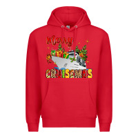 Red merry cruisemas Premium Hoodie - MaliasSmallBusiness