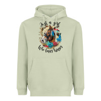 Matcha just a girl who loves horses haflinger Heavyweight Hoodie - LillyAllenDesigns