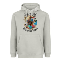 Moon Dust just a girl who loves horses haflinger Heavyweight Hoodie - LillyAllenDesigns