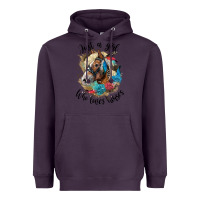 Plum just a girl who loves horses haflinger Heavyweight Hoodie - LillyAllenDesigns