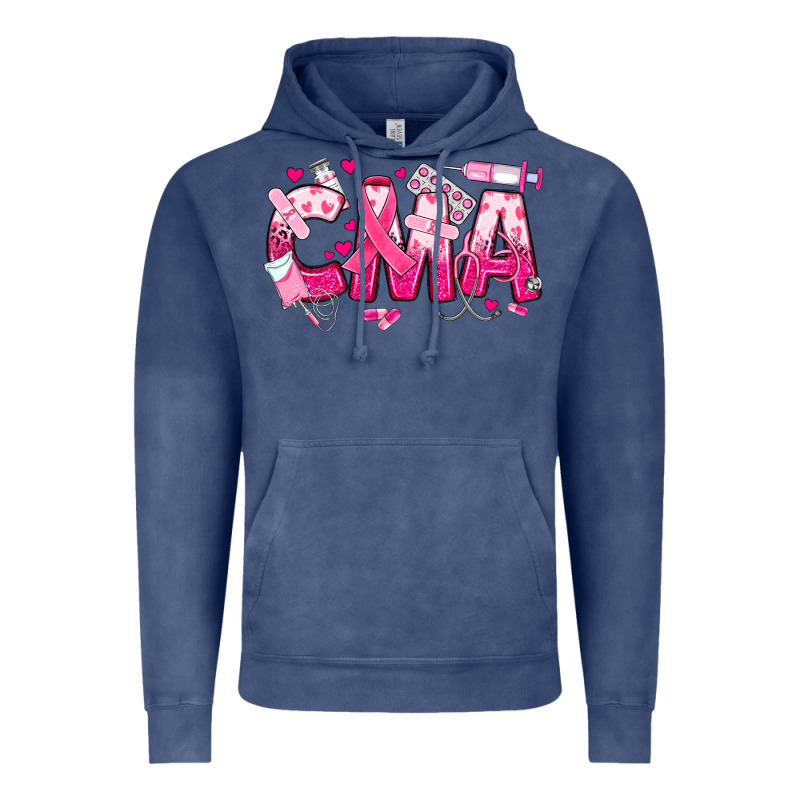 Breast Cancer Cma Certified Medical Assistant Vintage Hoodie by JahusDesignShop | Teevron