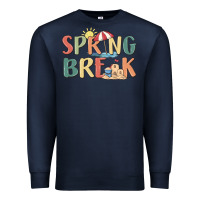 Navy spring break Premium Sweatshirt - MaliasSmallBusiness