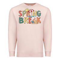 Pale Pink spring break Premium Sweatshirt - MaliasSmallBusiness