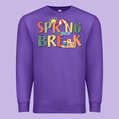 Spring Break Premium Sweatshirt Designed By Maliassmallbusiness