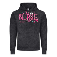 Vintage Black breast cancer nurse Vintage Hoodie - RanaPortraitStore