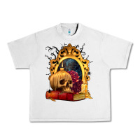 Lunar Rock Halloween Skull Candles and Roses Urban Heavy Tee - texasbilliewilder