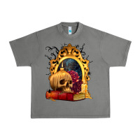 Tornado Halloween Skull Candles and Roses Urban Heavy Tee - texasbilliewilder