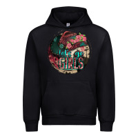 Black let's go girls Urban Hoodie - Jasminsmagicworld