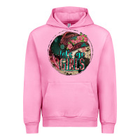 Fuchsia Pink let's go girls Urban Hoodie - Jasminsmagicworld