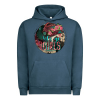 Pigment Midnight Navy let's go girls Urban Hoodie - Jasminsmagicworld