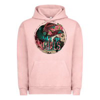 Pigment Salmon let's go girls Urban Hoodie - Jasminsmagicworld