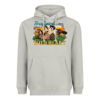 Moon Dust free spirit wild heart 3 horses Heavyweight Hoodie - LillyAllenDesigns