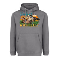 Storm free spirit wild heart 3 horses Heavyweight Hoodie - LillyAllenDesigns
