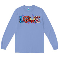 Colony Blue firefighter love Long Sleeve Tee - HRA Design Shop