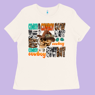 Cowboy Ladies Tee Designed By Adodesignshop