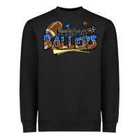 Black raising ballers football Heavyweight Sweatshirt - Zillion Design Studio