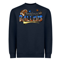 Navy raising ballers football Heavyweight Sweatshirt - Zillion Design Studio
