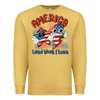 Antique Gold america land that i love Premium Sweatshirt - MaliasSmallBusiness