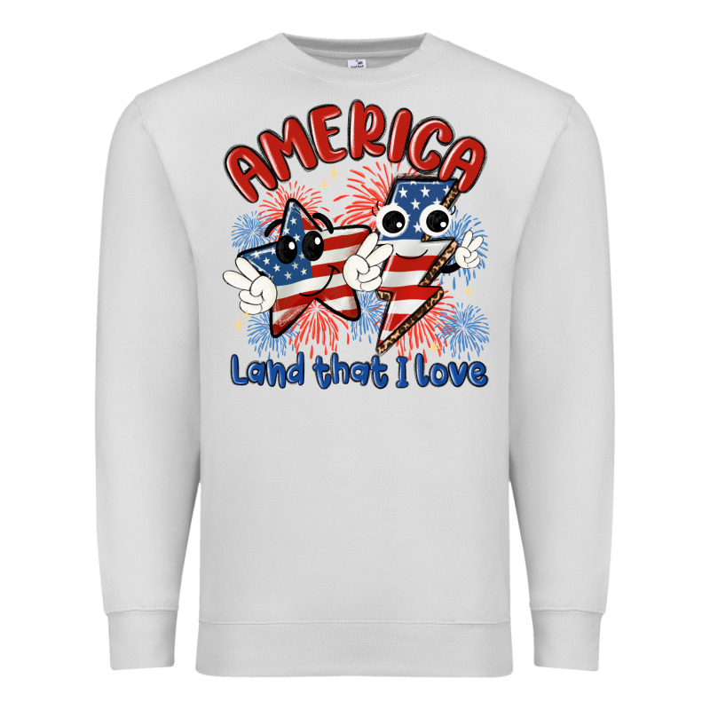 America Land That I Love Premium Sweatshirt by MaliasSmallBusiness | Teevron