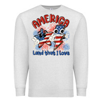 Oatmeal Heather america land that i love Premium Sweatshirt - MaliasSmallBusiness