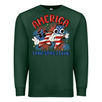 Sports Green america land that i love Premium Sweatshirt - MaliasSmallBusiness