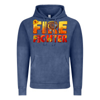 Vintage Denim firefighter Vintage Hoodie - texasbilliewilder