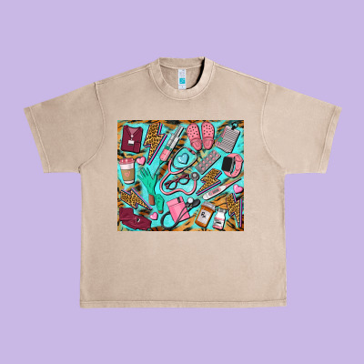 Nurse Tumbler Urban Heavy Tee Designed By Barkaloodesign