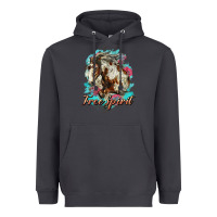 Smoke free spirit mustang horse Heavyweight Hoodie - LillyAllenDesigns