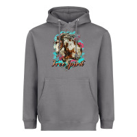 Storm free spirit mustang horse Heavyweight Hoodie - LillyAllenDesigns
