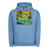 Pigment Pebble Blue life is better at the beach Urban Hoodie - Jasminsmagicworld