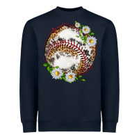Navy baseball with patterns Heavyweight Sweatshirt - texasbilliewilder