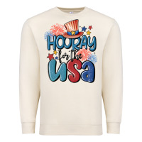 Sandshell hooray for the usa Premium Sweatshirt - MaliasSmallBusiness