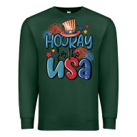 Sports Green hooray for the usa Premium Sweatshirt - MaliasSmallBusiness