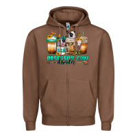 Chestnut ocd obsessive cow disorder coffee cups Zipper Hoodie - Jasminsmagicworld