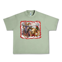 Oil Green christmas goats Urban Heavy Tee - RanaPortraitStore