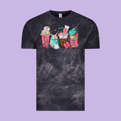 Nurse Coffee Cups Vintage Tee Designed By Texasbilliewilder