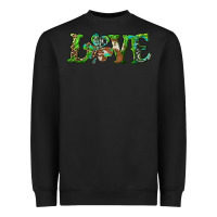 Black love with shamrock Heavyweight Sweatshirt - RanaPortraitStore