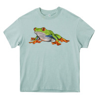 Arona red eyed tree frog Heavy Core Tee - LillyAllenDesigns