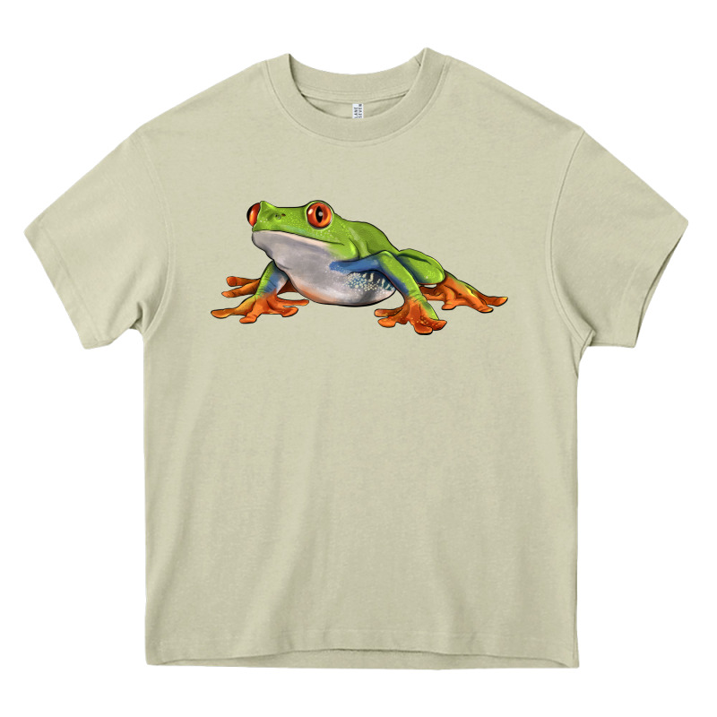 Red Eyed Tree Frog Heavy Core Tee by LillyAllenDesigns | Teevron