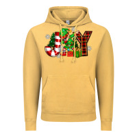 Vintage Mustard christmas joy elf Vintage Hoodie - Zillion Design Studio